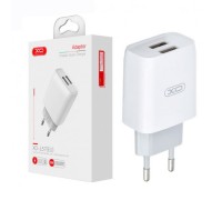 Сетевое зарядное устройство XO L57 EU dual-port charger  White