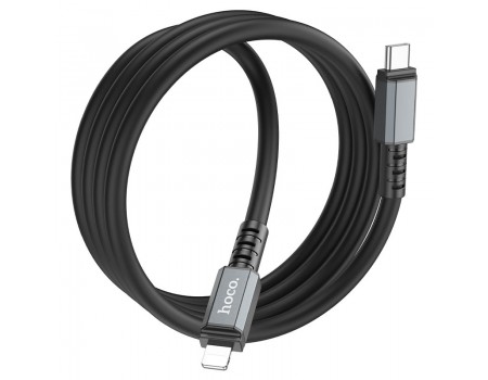 Кабель Hoco X85 iP Strength PD charging data cable Black