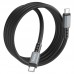 Кабель Hoco X85 Type-C to Type-C Strength 60W charging data cable Black