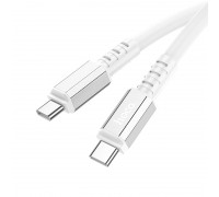 Кабель Hoco X85 Type-C to Type-C Strength 60W charging data cable White