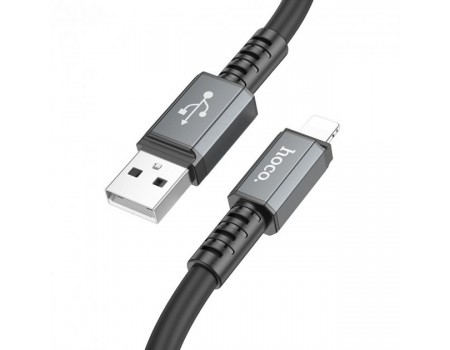 Кабель Hoco X85 iP Strength charging data cable Black