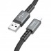 Кабель Hoco X85 iP Strength charging data cable Black