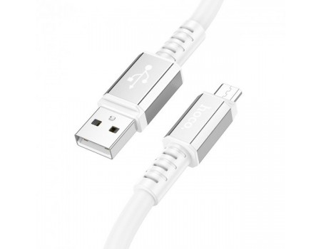 Кабель Hoco X85 Micro Strength charging data cable White