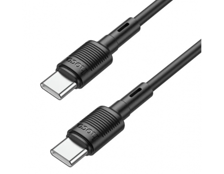 Кабель Hoco X83 Type-C to Type-C Victory 60W charging data cable Black