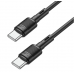 Кабель Hoco X83 Type-C to Type-C Victory 60W charging data cable Black