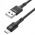 Кабель Hoco X83 Micro Victory charging data cable Black