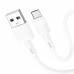 Кабель Hoco X83 Micro Victory charging data cable White