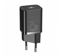 МЗП Baseus Super Si Quick Charger 1C 25W EU Black