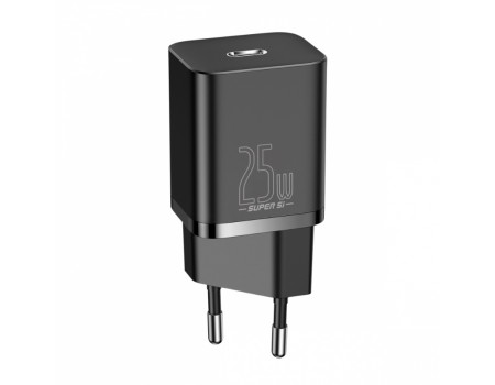 Сетевое зарядное устройство Baseus Super Si  Quick Charger 1C 25W EU Black