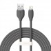 Кабель Baseus Jelly Liquid Silica Gel Fast Charging Data Cable USB to iP 2.4A 2m Black