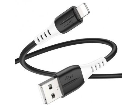 Кабель Hoco X82 iP silicone charging data cable Black