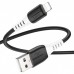 Кабель Hoco X82 iP silicone charging data cable Black