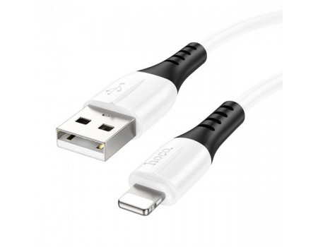 Кабель Hoco X82 iP silicone charging data cable White