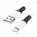 Кабель Hoco X82 iP silicone charging data cable White