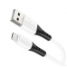 Кабель Hoco X82 Micro silicone charging data cable White