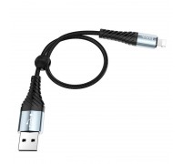 Кабель Hoco X38 Cool Charging data cable for Lightning ( L-0.25M ) Black