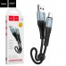 Кабель Hoco X38 Cool Charging data cable for Type-C (L-0.25M) Black