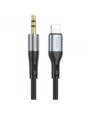 Кабель Hoco UPA22 iP silicone digital audio conversion cable Black