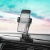 Холдер Hoco CA111 pull clip suction cup car holder Black Metal Gray