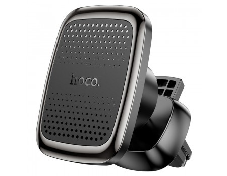 Холдер Hoco CA106 Air outlet magnetic car holder Black Metal Gray