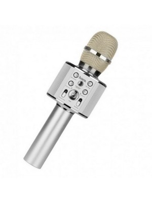 Мікрофон Hoco BK3 Cool sound KTV microphone Silver