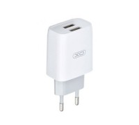 Сетевое зарядное устройство XO L57 2в1 micro 2USB/2.4A White