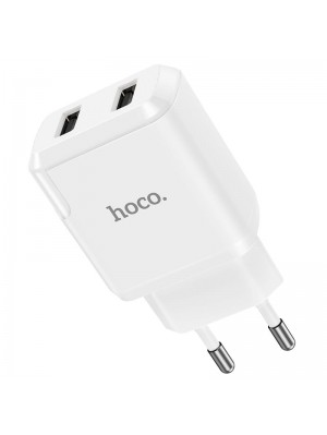 МЗП Hoco N7 Speedy dual port charger ( EU ) White