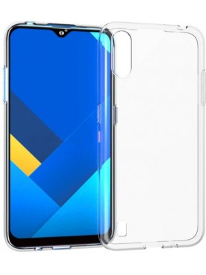 Чехол Silicone Case WS Samsung A02/M02 (A022/M022) Прозрачный