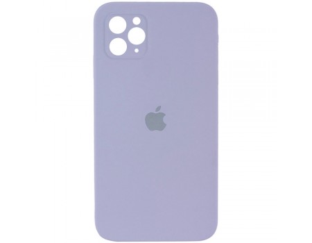 Чехол Silicone Case Square iPhone 12 Pro Elegant Purple (41)