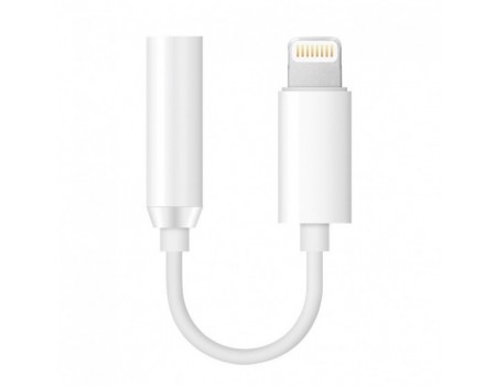 Адаптер Apple 3.5mm to Lightning Copy ( JH-002 ) White