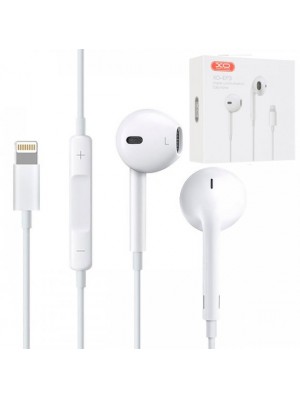 Наушники XO EP3 Lightning earphone not bluetooth White