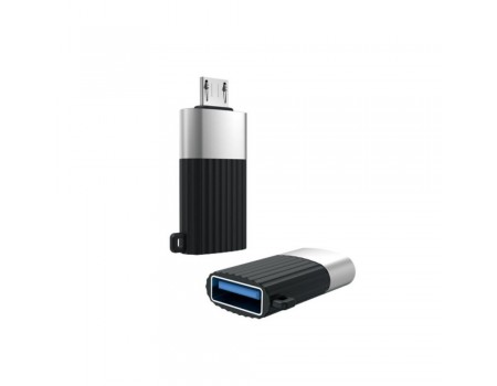 Адаптер XO NB149-G USB2.0 TO MICRO connector Black