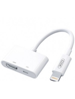 USB-хаб XO HUB005 Lightning input HDMI output / 1080P White