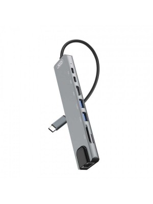 USB-хаб XO HUB003 USB-C Adapter Silver