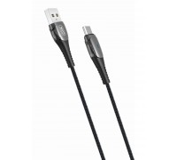 Кабель XO NB145 Smart Chipset Auto Power-off USB Cable for type C Black