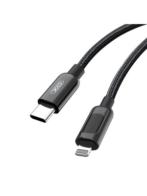 Кабель XO NB-Q203A Digital display data Lightning cable 20W Black