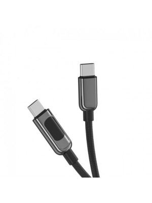 Кабель XO NB-Q203B Digital display data type-c cable 60W Black