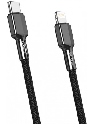 Кабель XO NB183A  20W PD Charger Cable Lightning To TYPE-C 1M Black