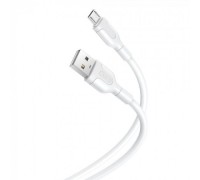 Кабель XO NB212 2.1A USB cable for Micro White