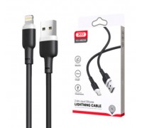 Кабель XO NB208 Liquid Silicone Data Lightning Cable Black