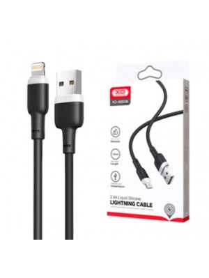 Кабель XO NB208 Liquid Silicone Data Lightning Cable Black