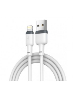 Кабель XO NB208 Liquid Silicone Data Lightning Cable White