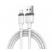 Кабель XO NB208 Liquid Silicone Data Lightning Cable White