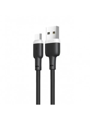 Кабель XO NB208 Liquid Silicone Data Type-c Cable Black