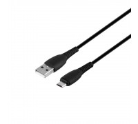 Кабель XO NB-P163  2.4A USB cable for micro 1M Black