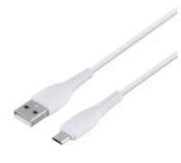 Кабель XO NB-P163  2.4A USB cable for micro 1M White