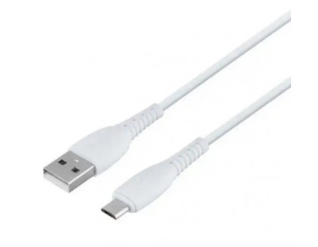 Кабель XO NB-P163  2.4A USB cable for micro 1M White