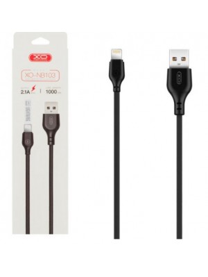 Кабель XO NB103 Bell usb cable Lightning 1m Black