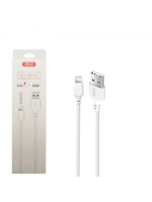 Кабель XO NB103 Bell usb cable Lightning 1m White