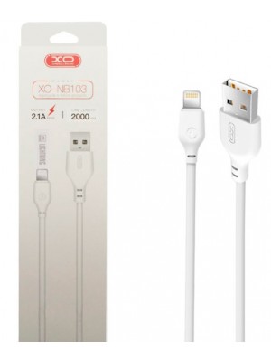 Кабель XO NB103 Bell usb cable Lightning 2m White